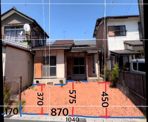住めるようになりました！（2025年9月末まで人が住んでました！車庫証明もOK！）岐阜県岐阜市御望、駐車場付き平屋を好きに使えます！！